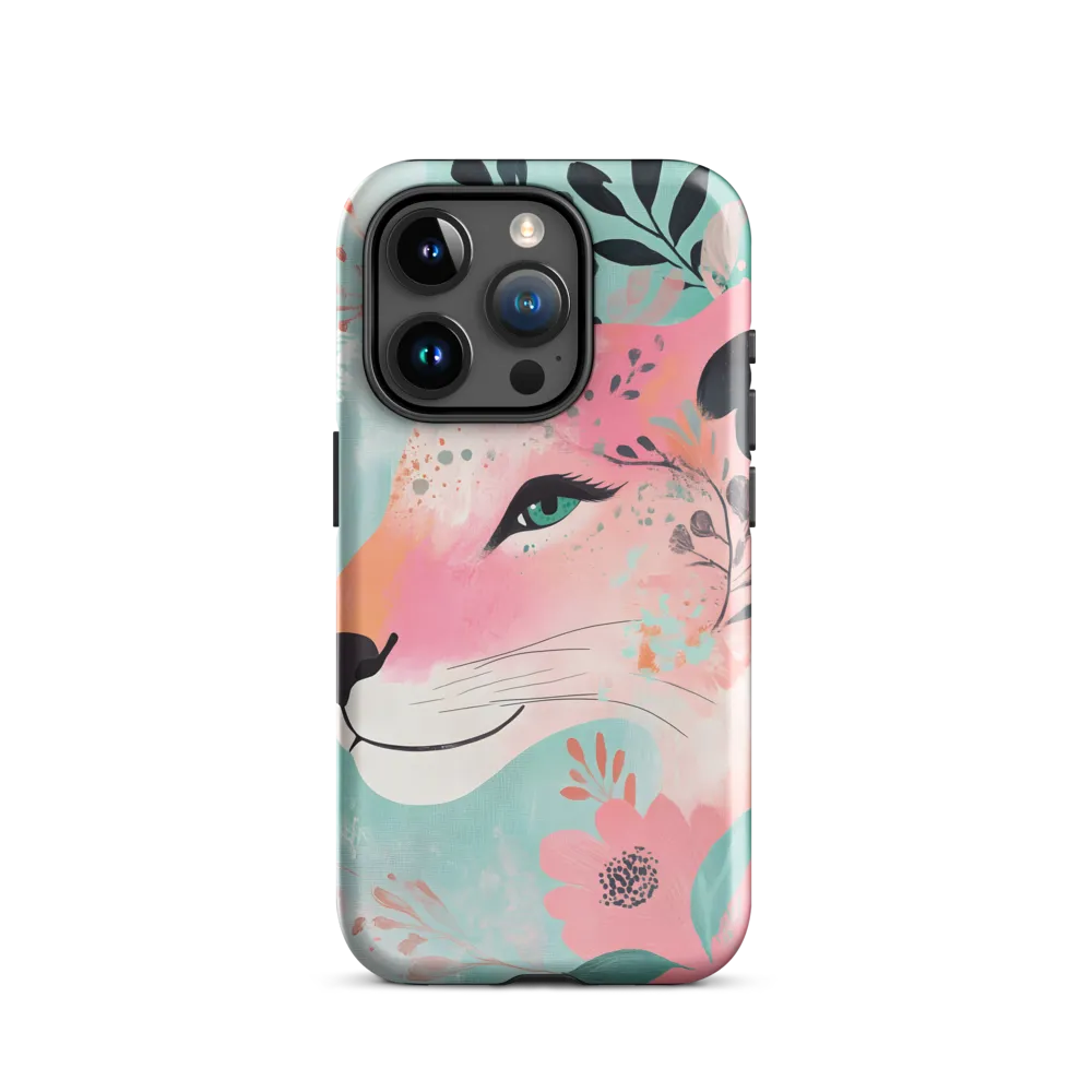 Whimsical Majesty: A Floral Lion