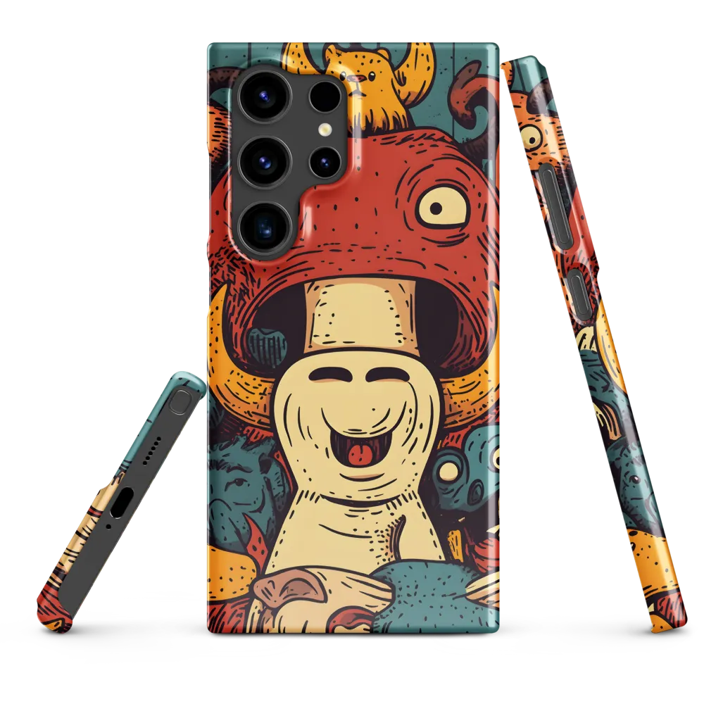 Whimsical Gathering of Creatures | Phone Case |  S24 Ultra | Snap Case | Glossy