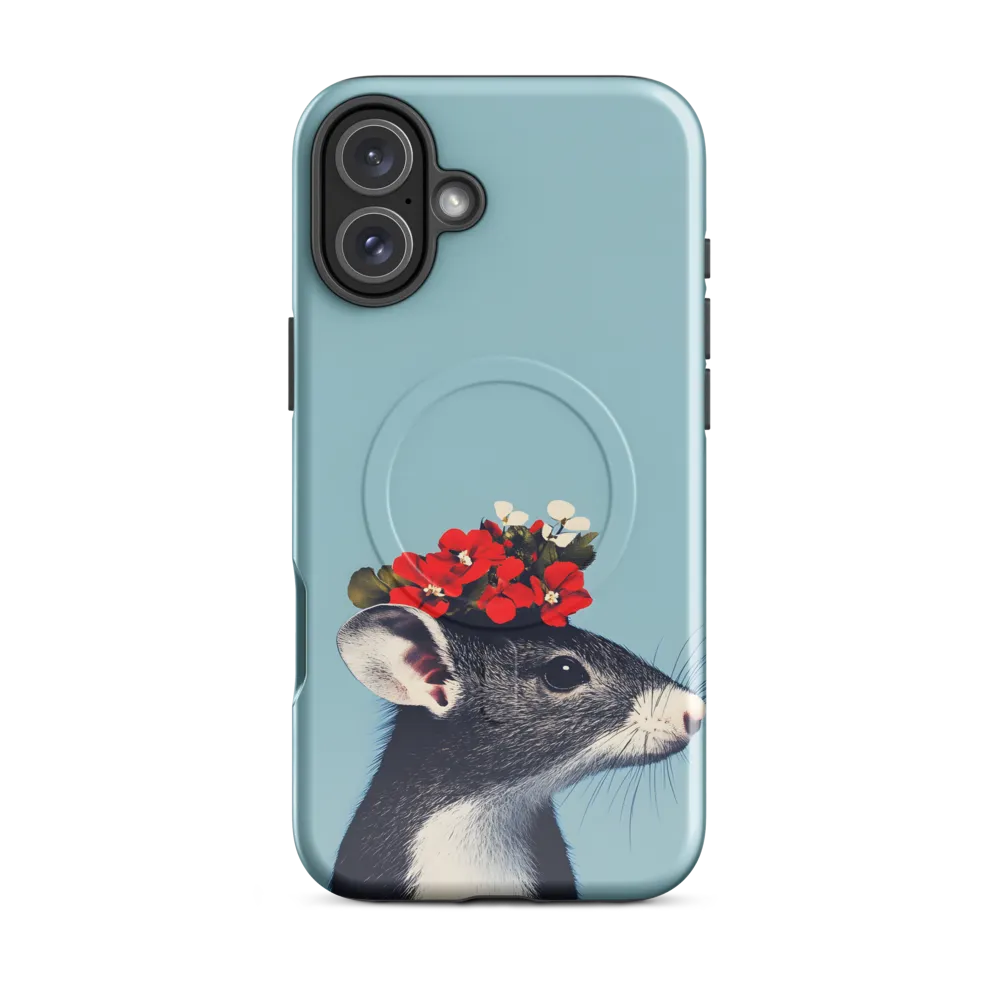 Whimsical Flora: A Mouse's Floral Crown