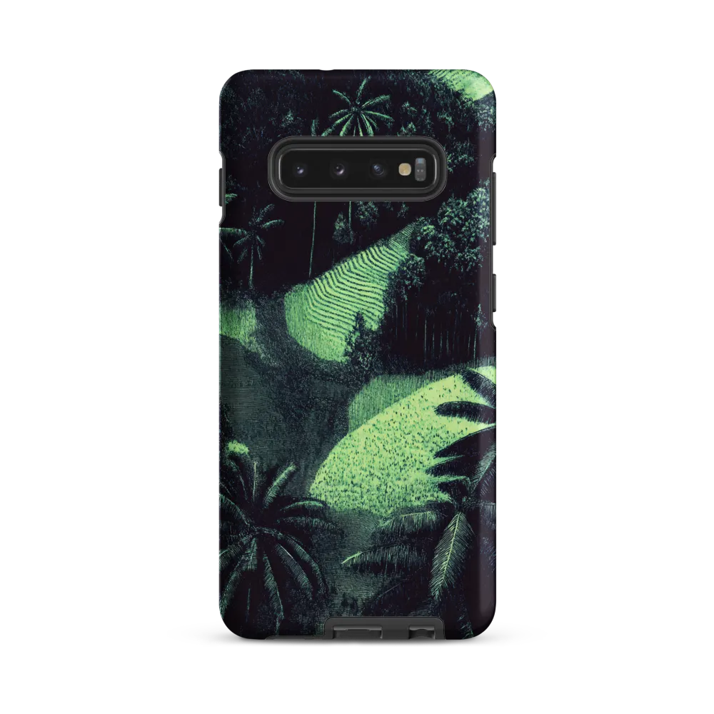Harmony in Green: A Surreal Landscape