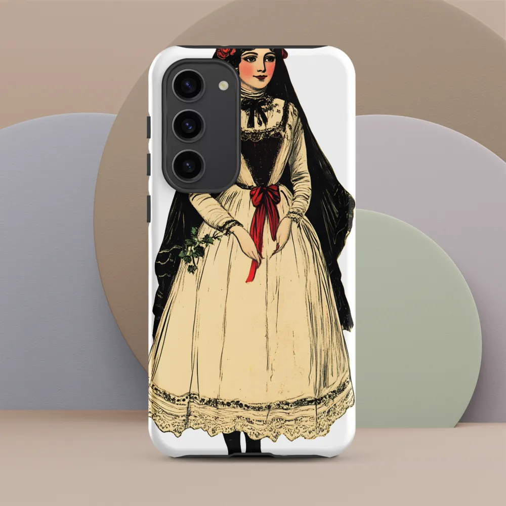 Elegance in Tradition: A Folk Portrait