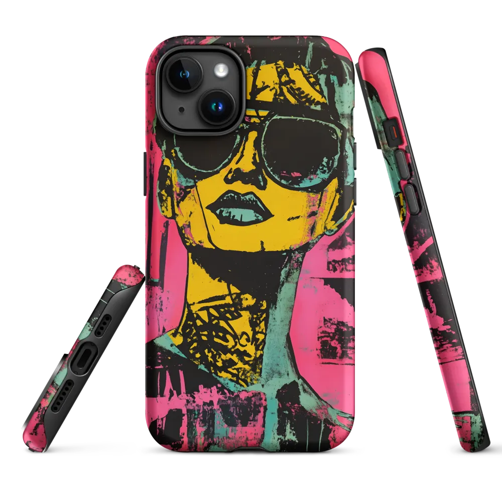 Confident Portrait in Neon Colors
