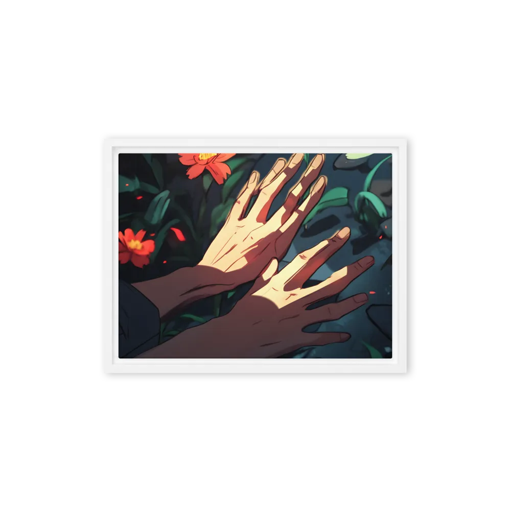 Whispers of Nature | Canvas with White Frame | 12″×16″