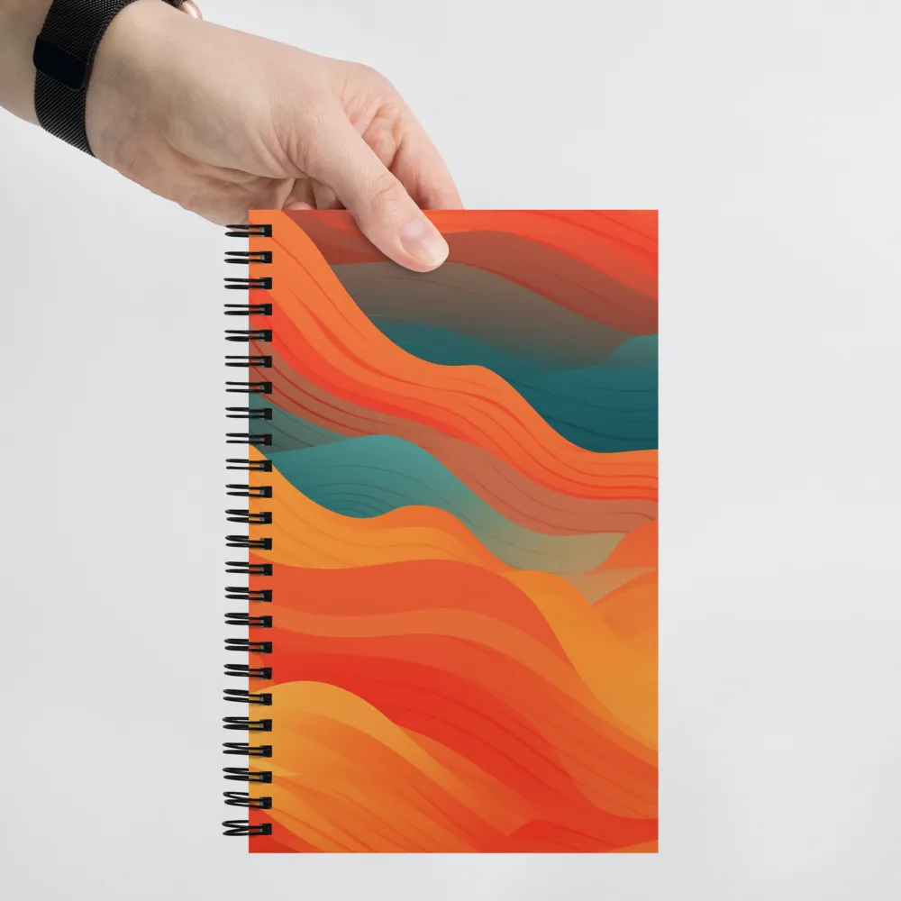 Waves of Warmth | Spiral Notebook