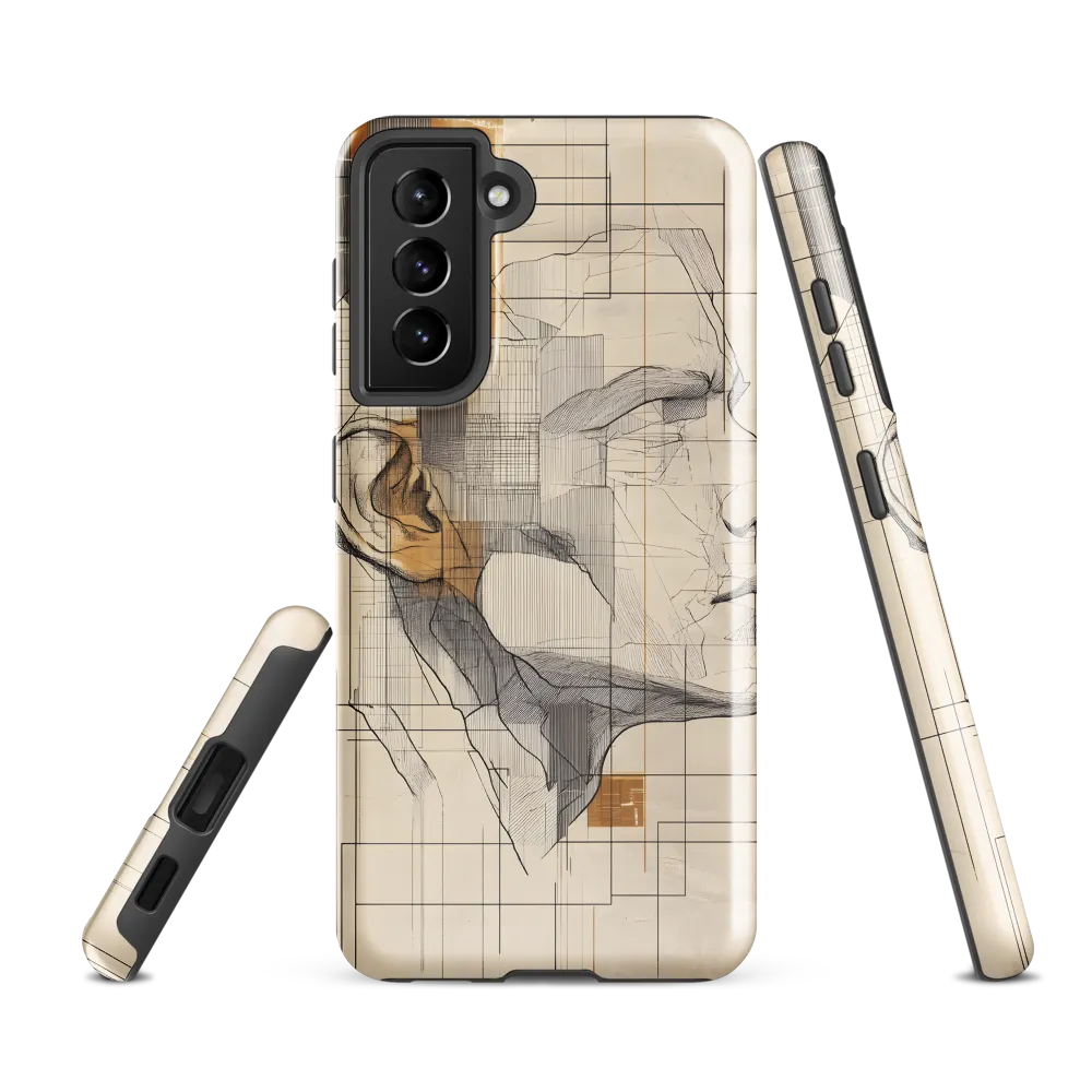 Geometric Reverie | Phone Case |  S21 FE | Tough Case | Glossy