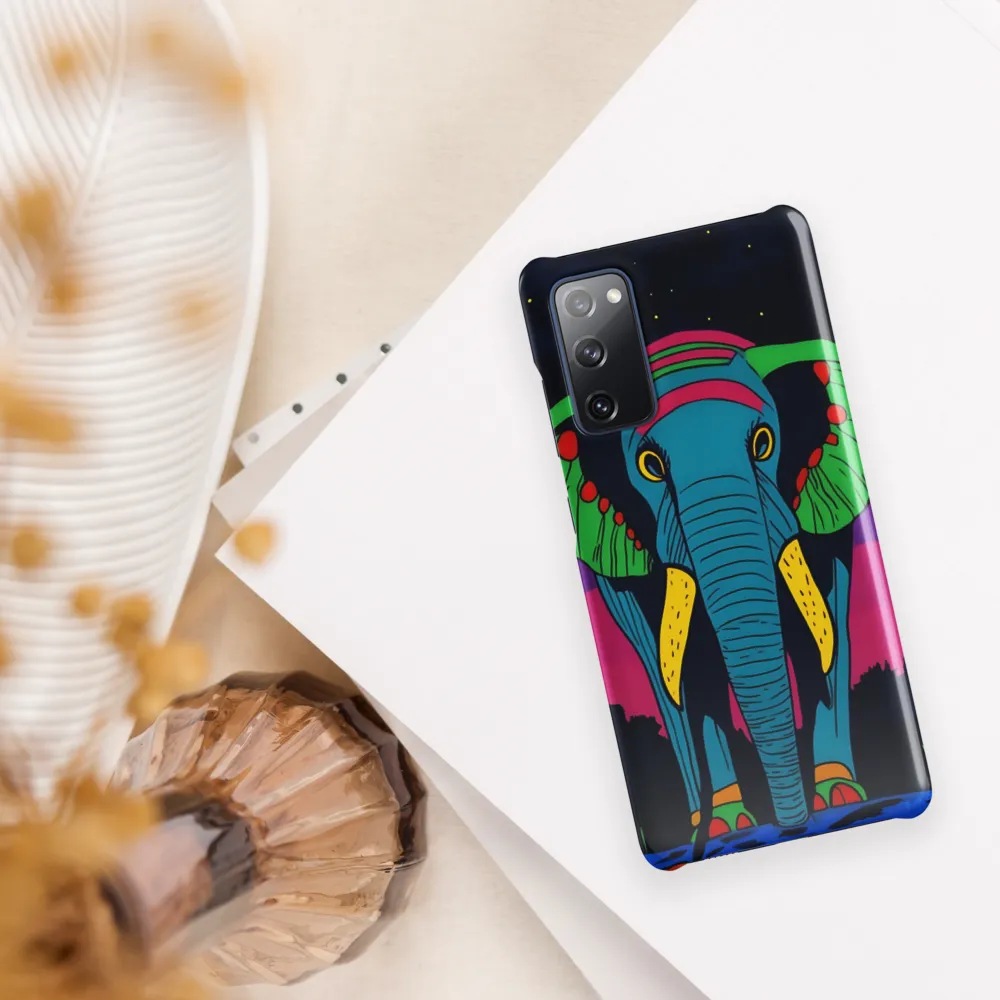 Whimsical Majesty: The Vibrant Elephant