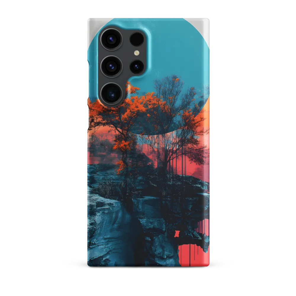 Ethereal Landscapes: A Dance of Color and Form | Phone Case |  S23 Ultra | Snap Case | Matte