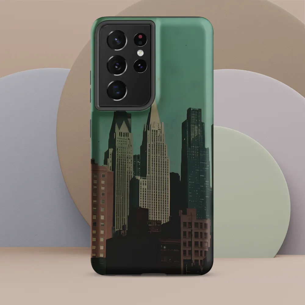 Urban Nostalgia: A Retro Cityscape