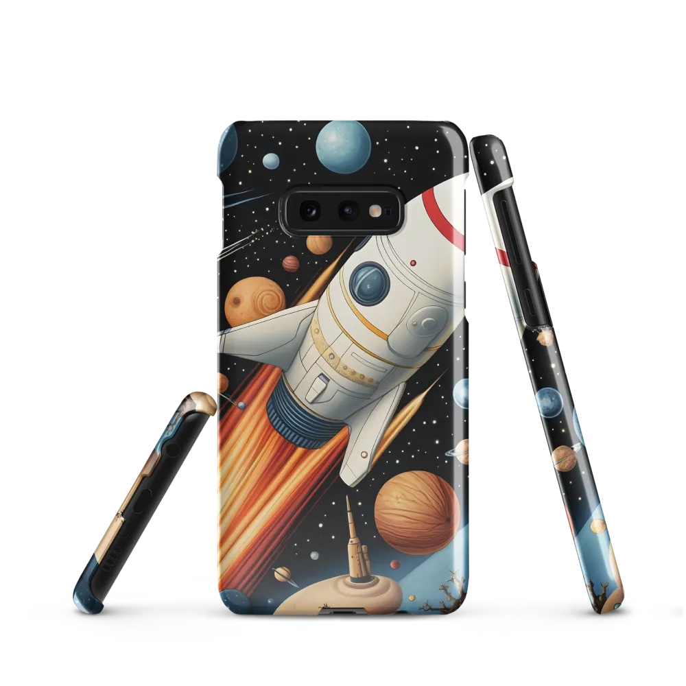 Journey Through the Cosmos | Phone Case |  S10e | Snap Case | Glossy