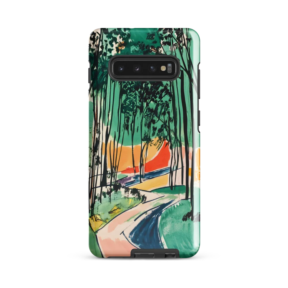 Winding Path Through the Forest | Phone Case |  S10 Plus | Tough Case | Glossy