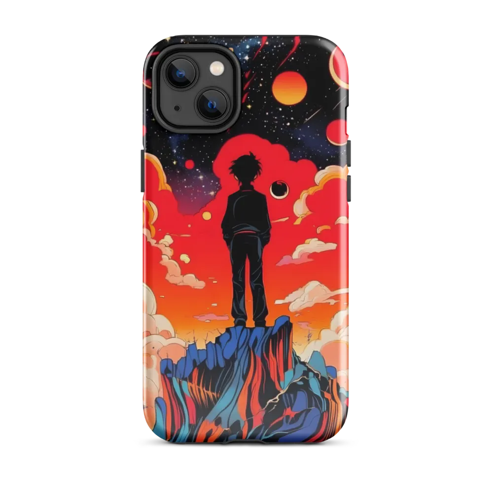 Cosmic Contemplation | Phone Case |  14 Plus | Tough Case | Glossy