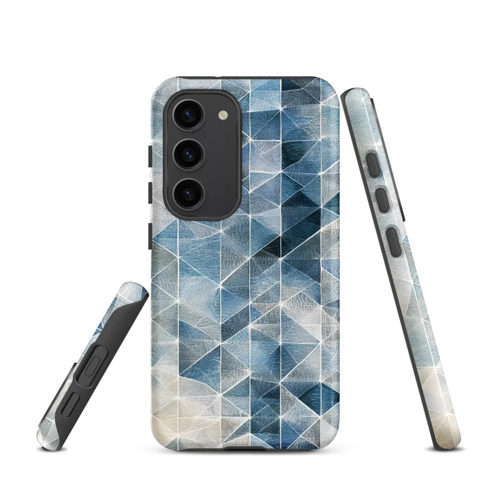 Geometric Harmony in Blue