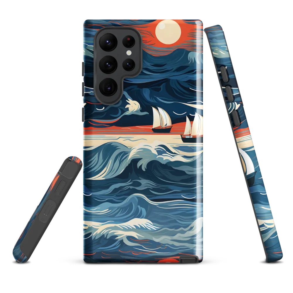 Ocean Whispers: A Voyage at Dusk