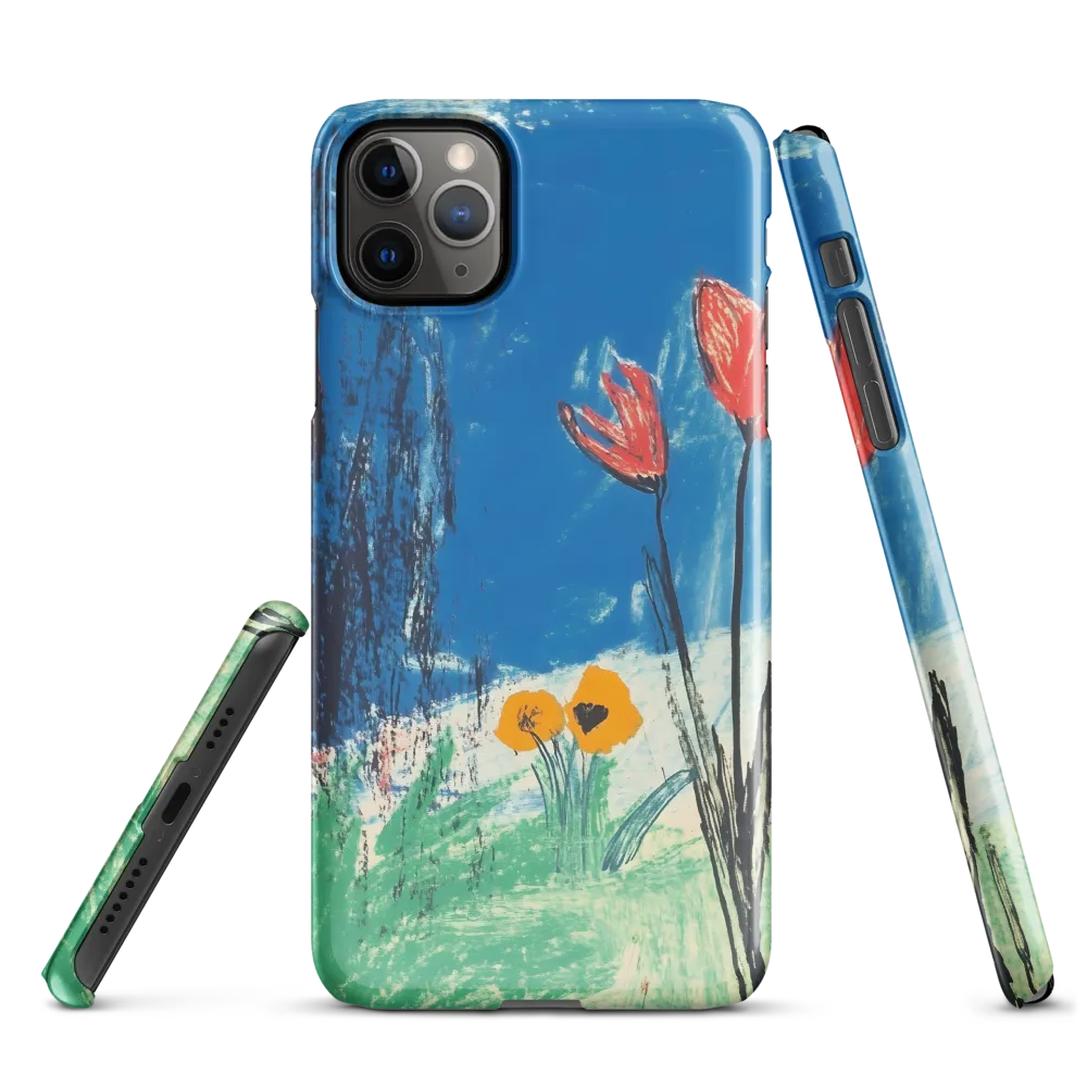 Joyful Blossoms in Blue | Phone Case |  11 Pro Max | Snap Case | Glossy