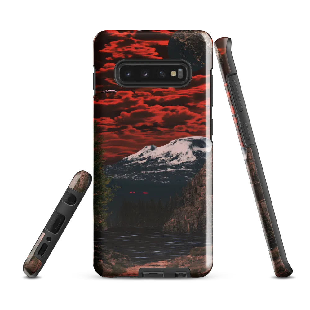 Mystical Reflections: A Surreal Landscape Adventure | Phone Case |  S10 Plus | Tough Case | Glossy