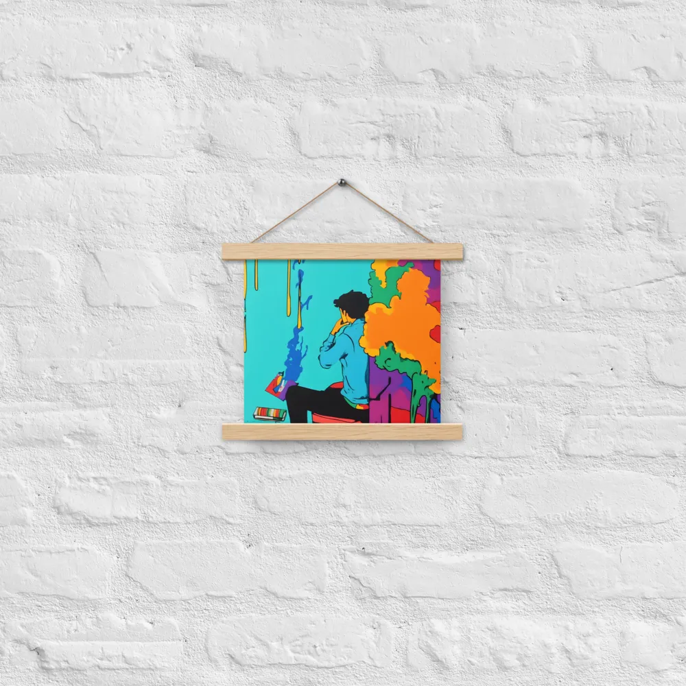 The Artist Within | Poster With Oak Wood Hanger | 10″×10″
