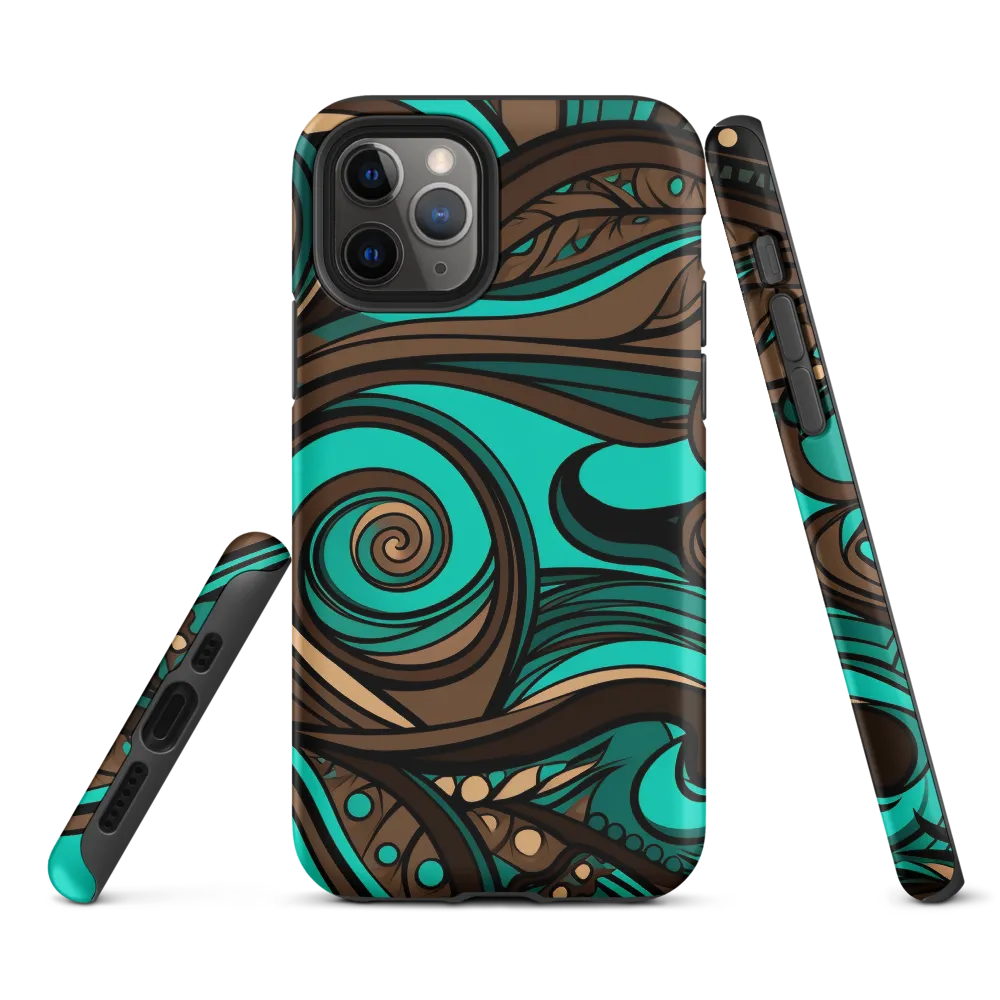 Fluctuating Currents | Phone Case |  11 Pro | Tough Case | Matte