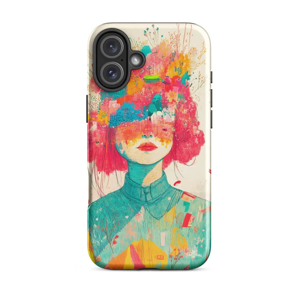 Whimsical Floral Portrait