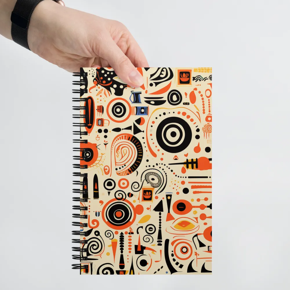 Rhythms of Geometry | Spiral Notebook