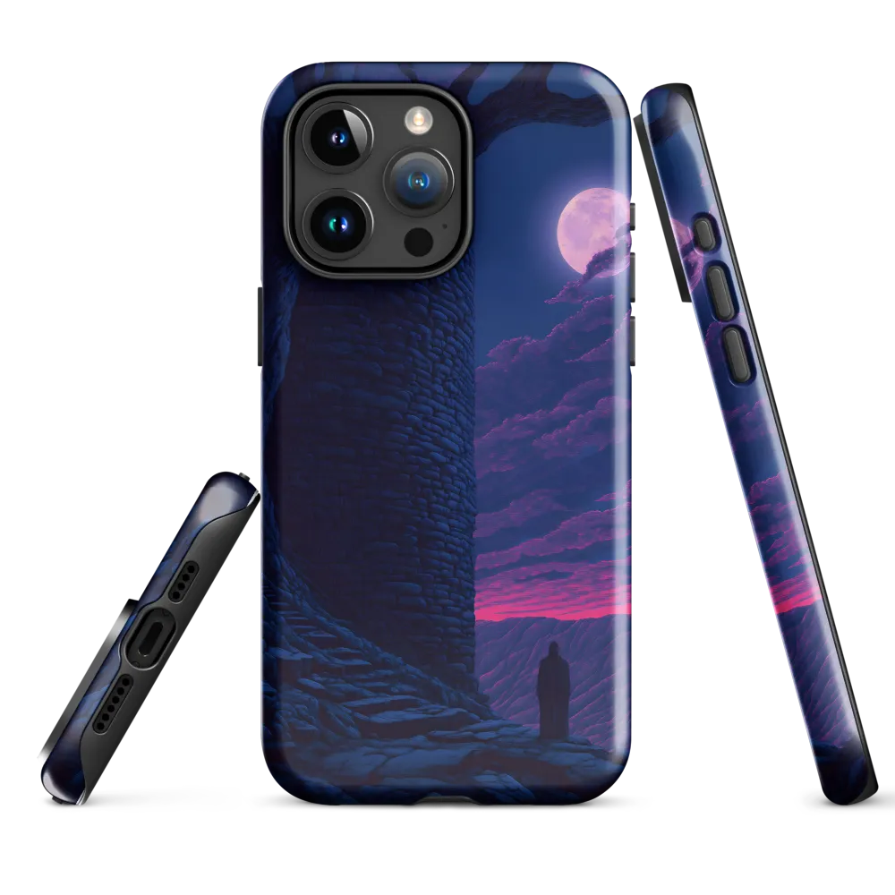 Moonlit Solitude | Phone Case |  15 Pro Max | Tough Case | Glossy
