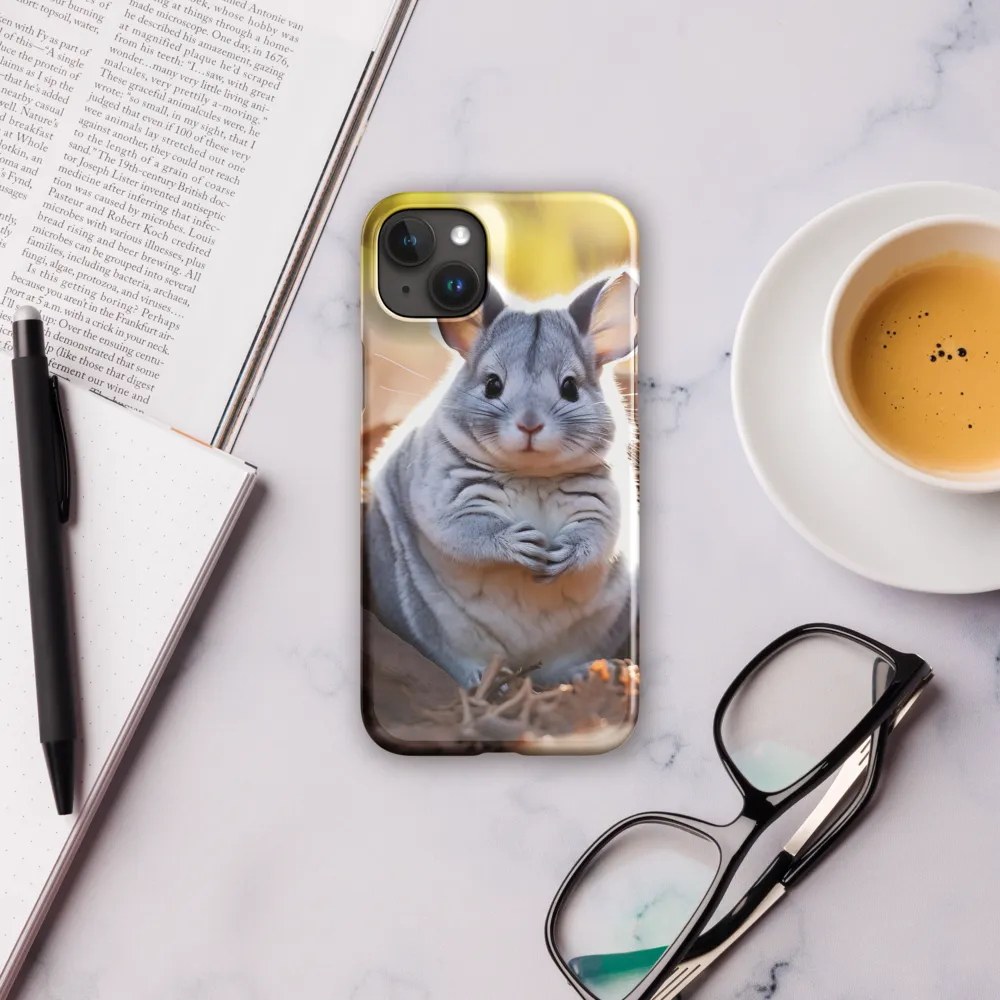 Gentle Whispers of Nature: The Chinchilla | Phone Case |  15 Plus | Snap Case | Glossy