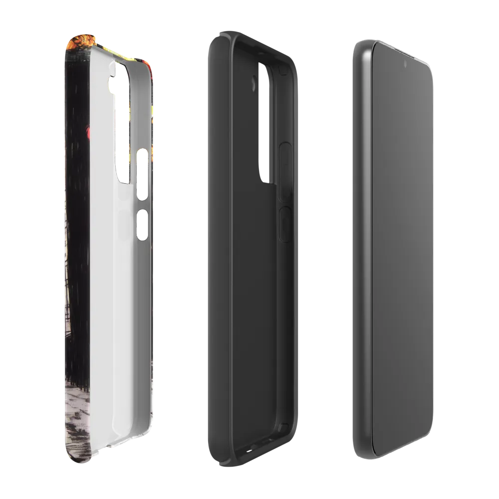 Eclipsed Cityscape | Phone Case |  S22 Plus | Tough Case | Matte