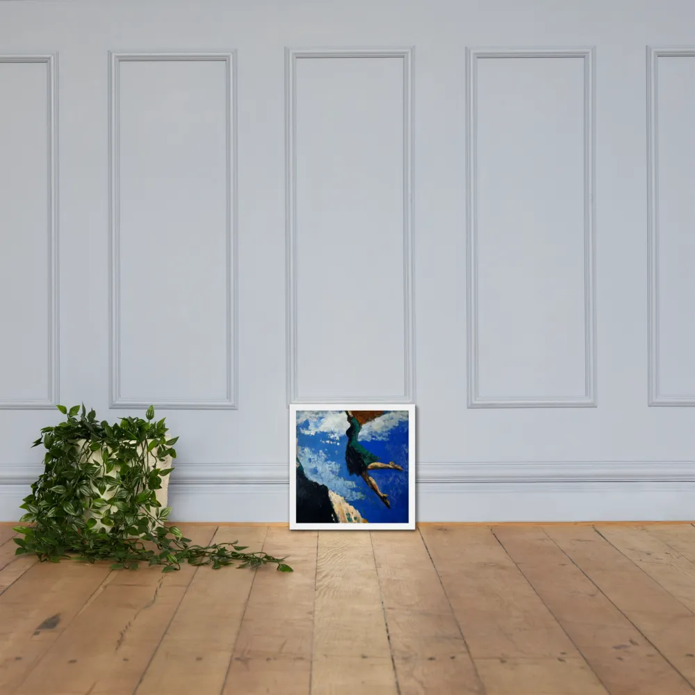 Boundless Ascent | Poster with White Frame | 14″×14″