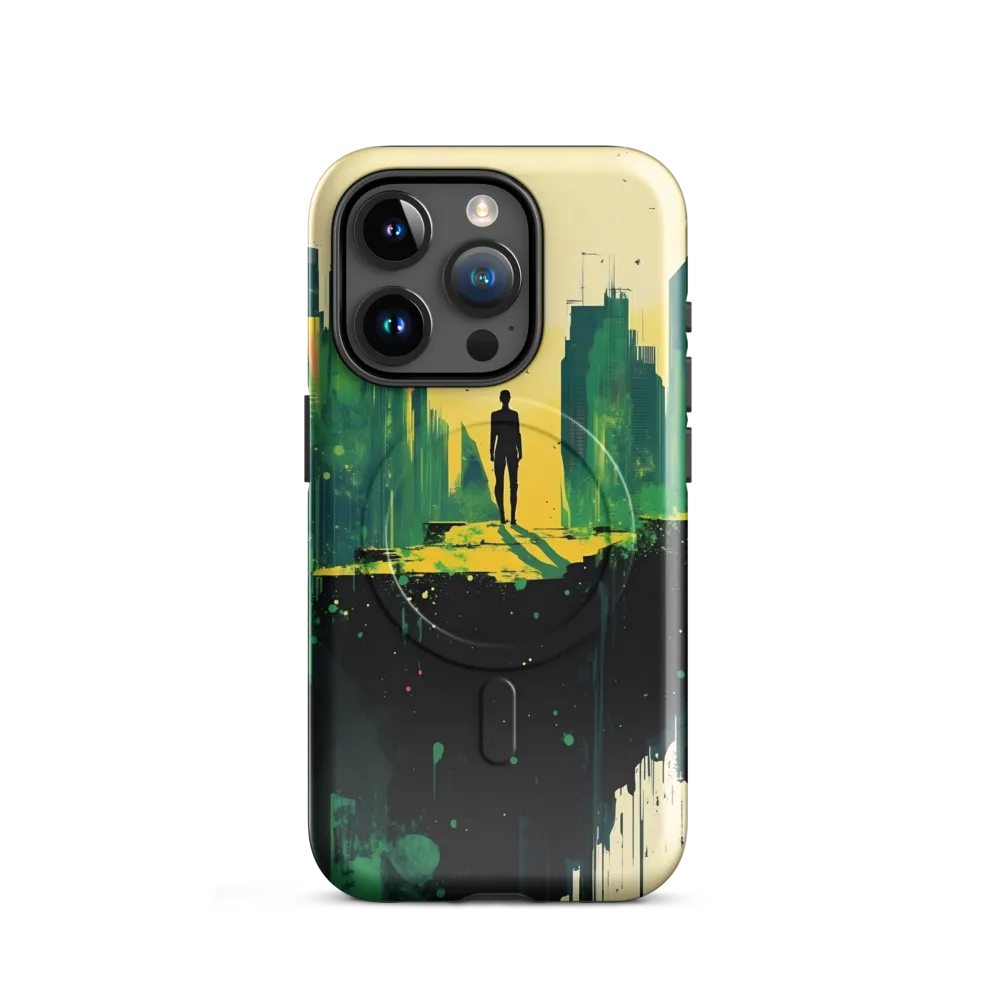 Ethereal Solitude in an Urban Landscape | Phone Case |  15 Pro | MagSafe® Tough Case | Glossy