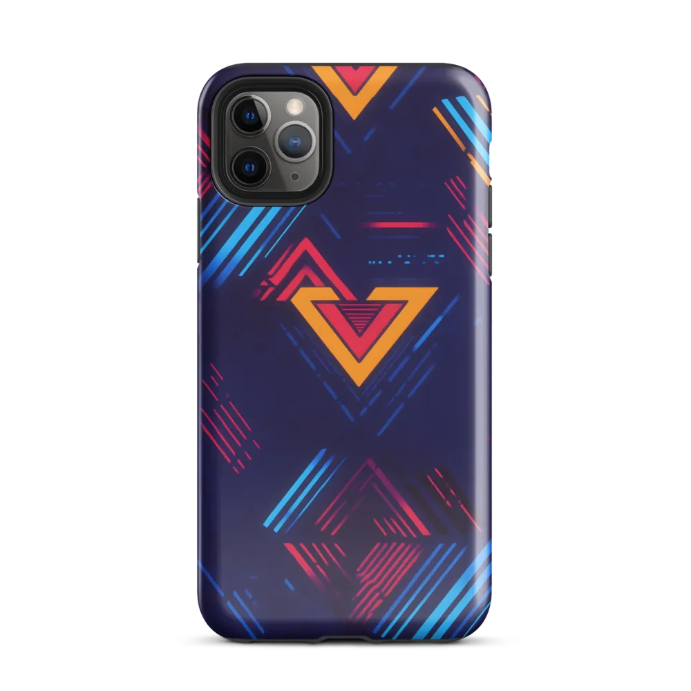 Dynamic Geometric Symphony | Phone Case |  11 Pro Max | Tough Case | Glossy