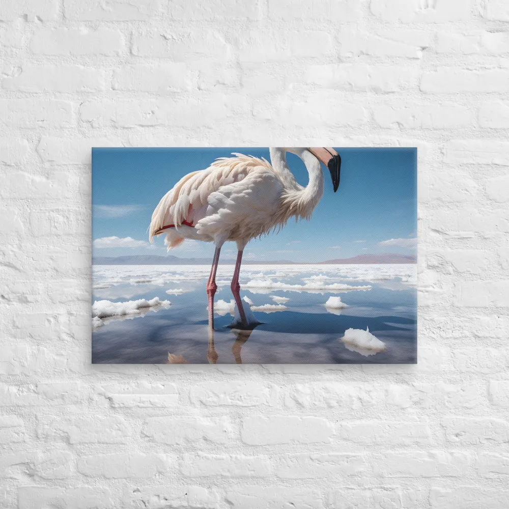 Graceful Solitude of a Flamingo
