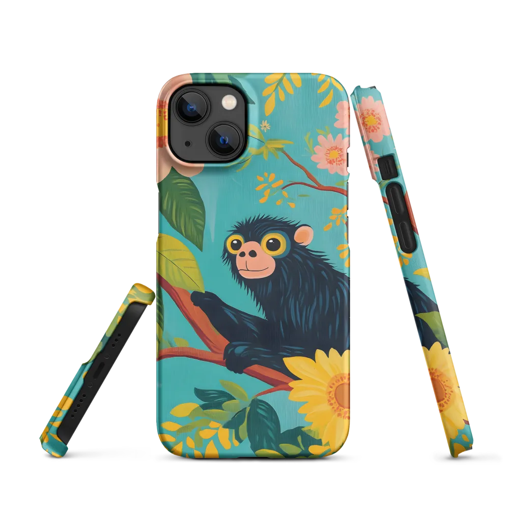 Joyful Encounter in a Floral Paradise
