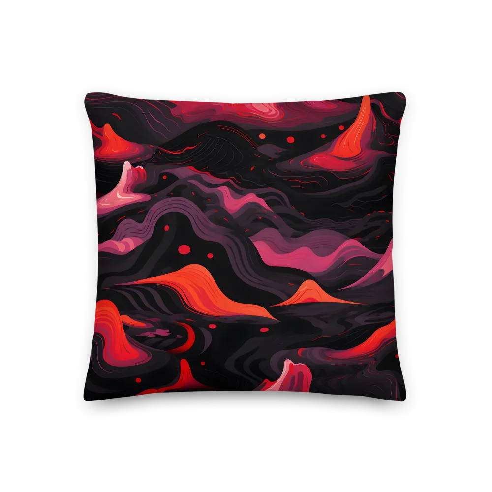 Whispers of Crimson Peaks | Pillow | 18″×18″