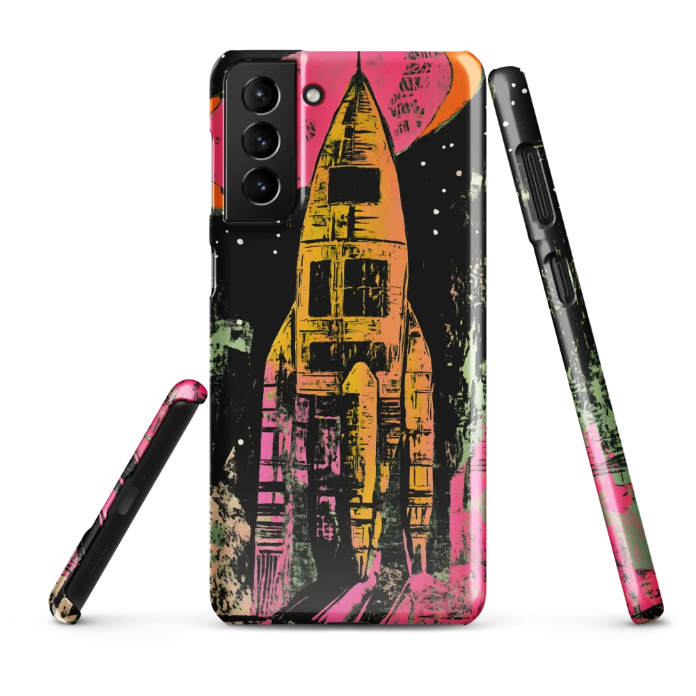 Cosmic Voyage: A Surreal Rocket Adventure