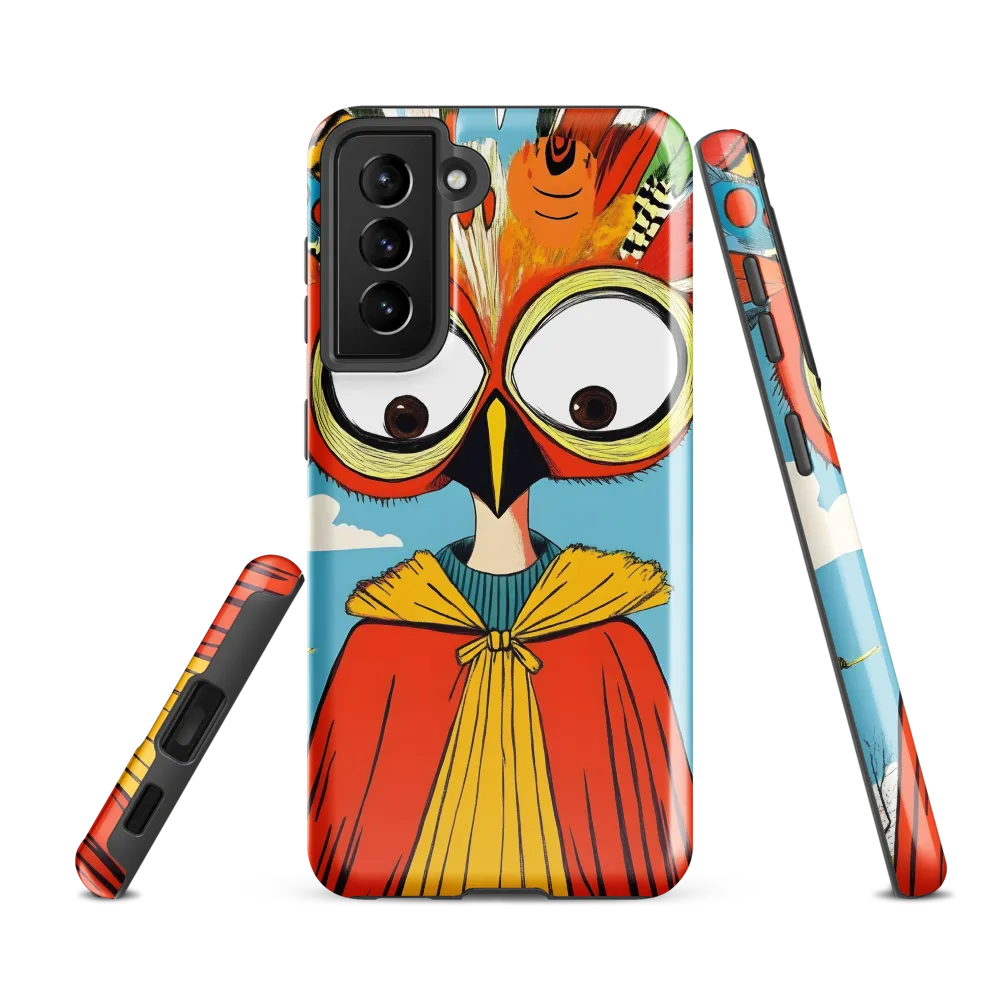 A Whimsical Encounter: The Owl-Human Fusion