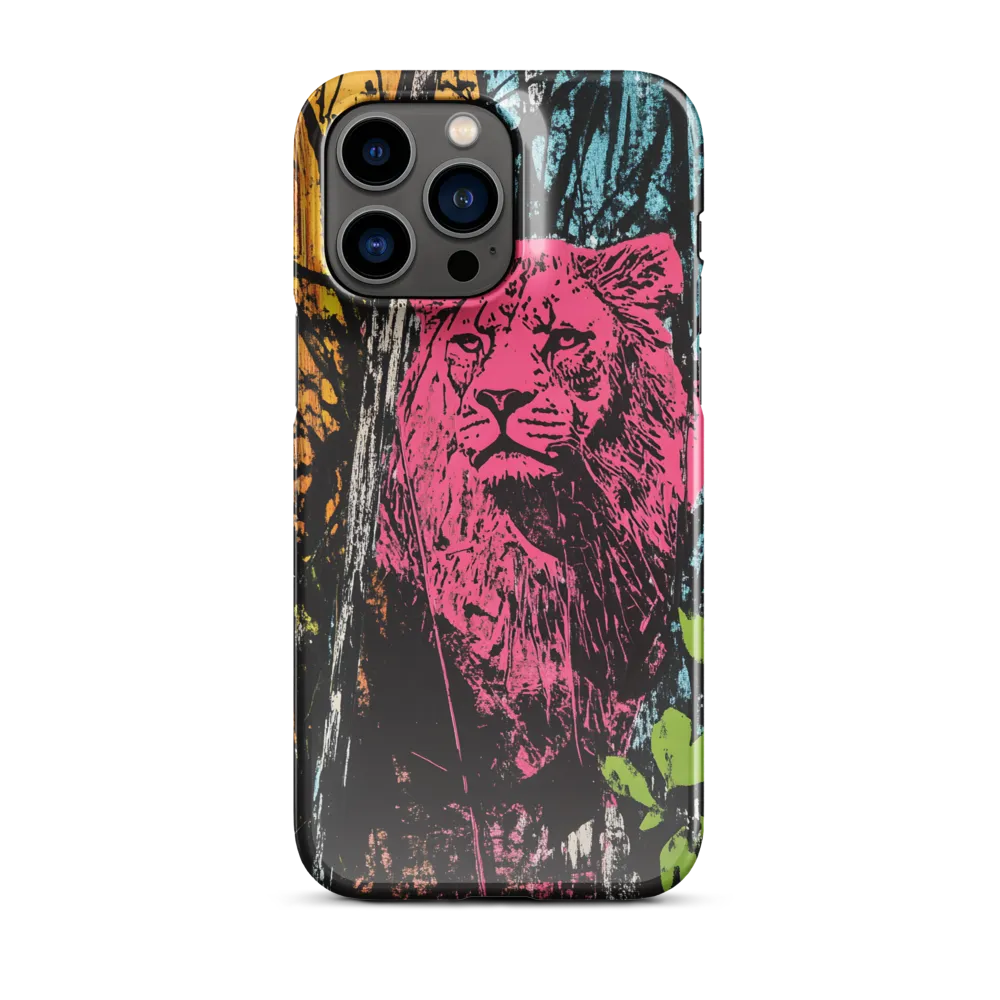 Fierce Vibrance: The Pink Lion