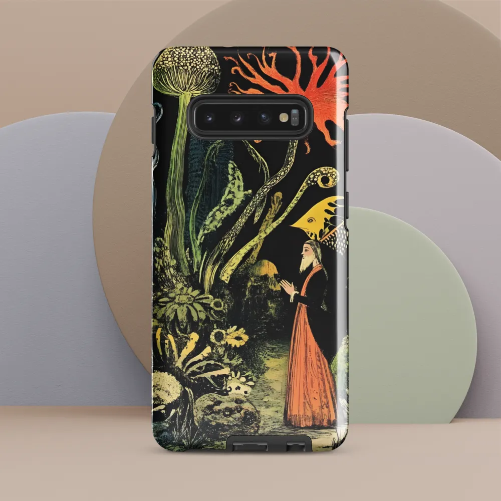 Enchanted Encounter in a Fantastical Garden | Phone Case |  S10 Plus | Tough Case | Glossy