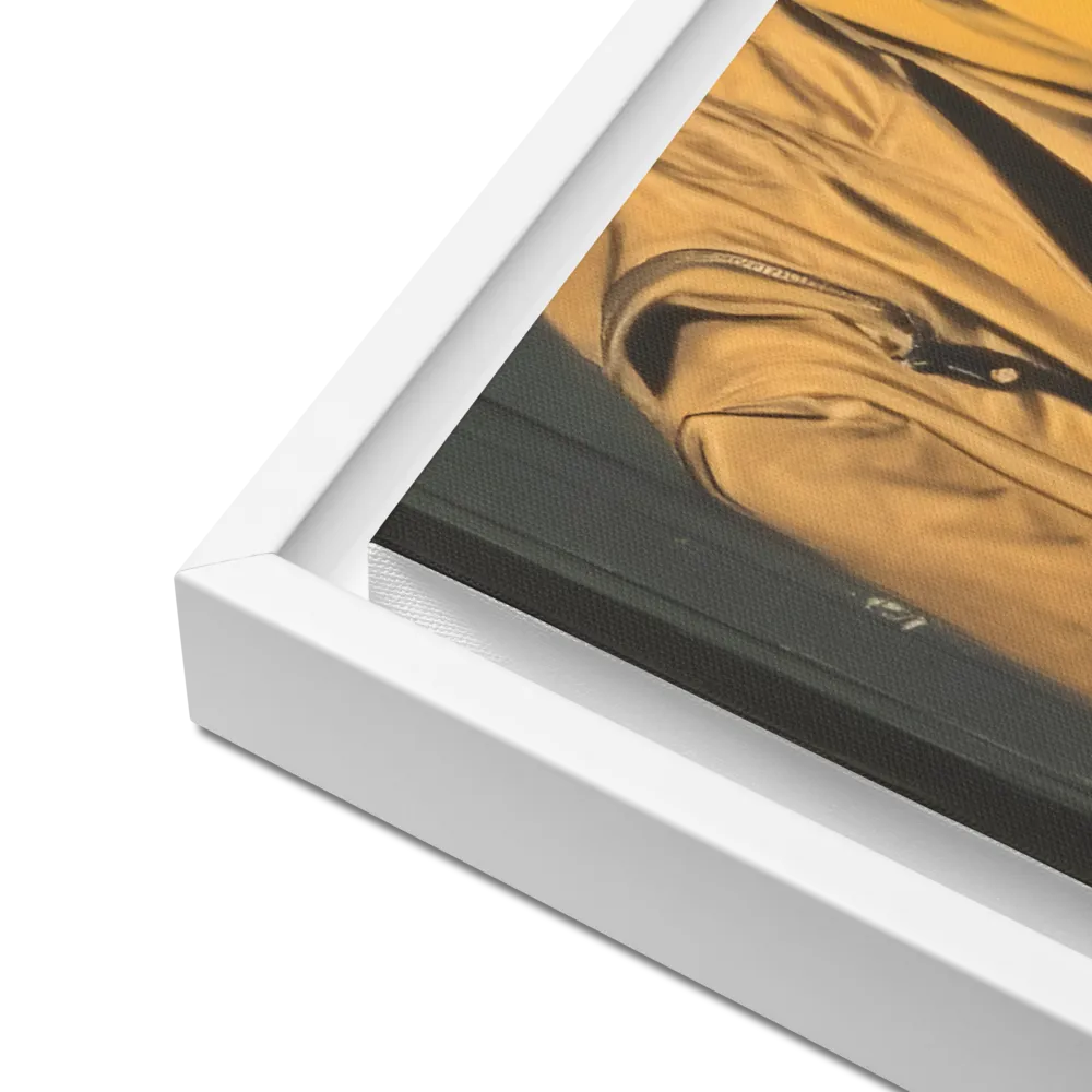 Silent Reflection | Canvas with White Frame | 18″×24″