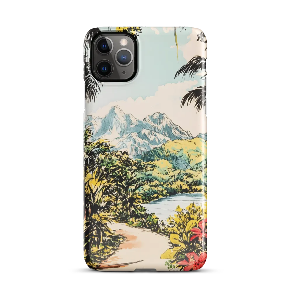 Tropical Serenity | Phone Case |  11 Pro Max | Snap Case | Glossy