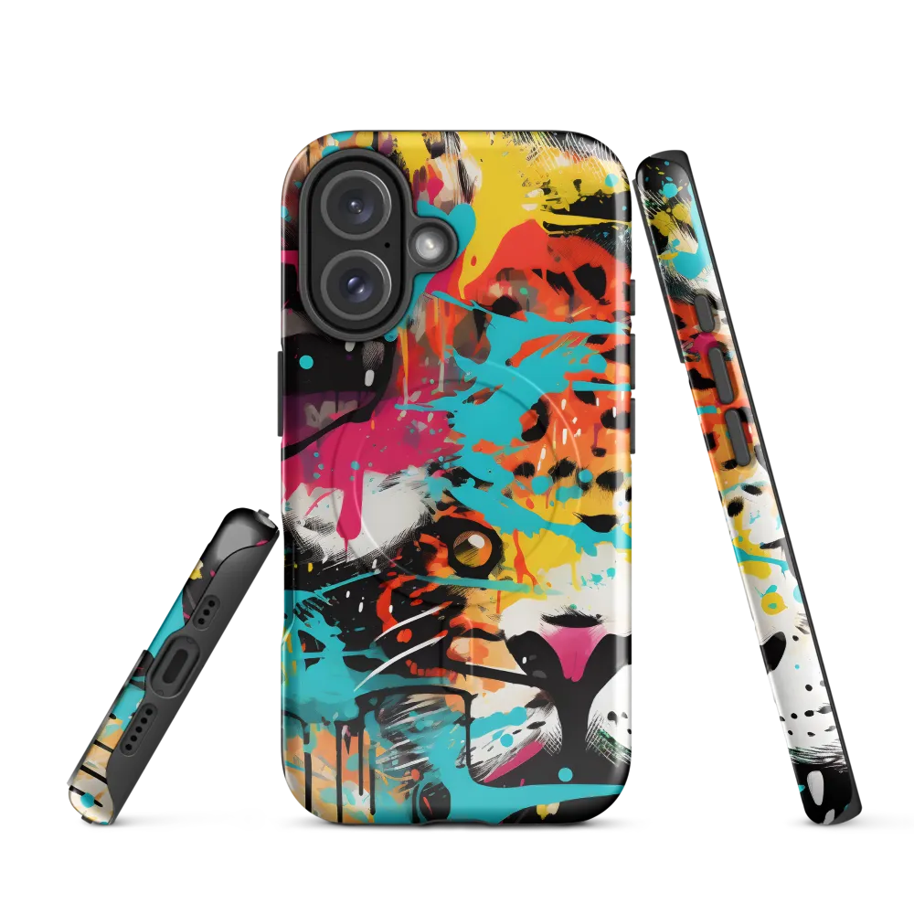 Fierce Fusion: Tiger and Lion in Graffiti