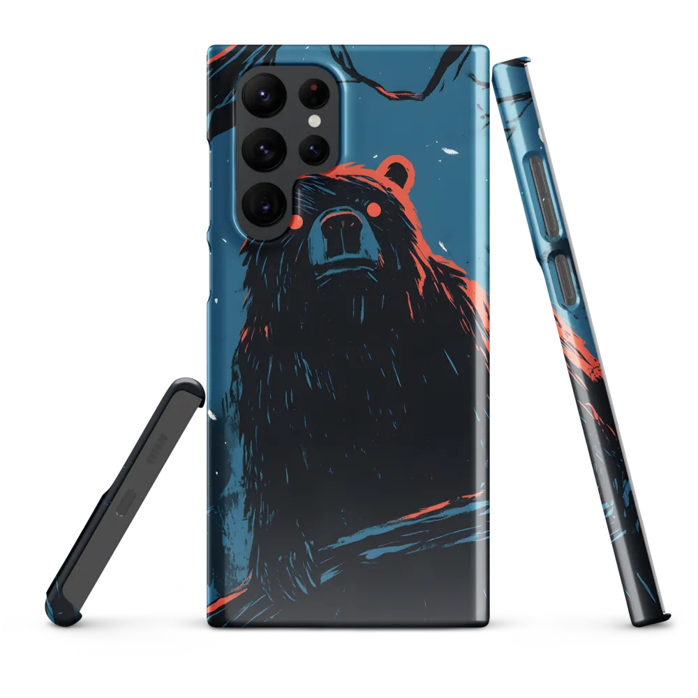Eerie Majesty: A Bear in the Night