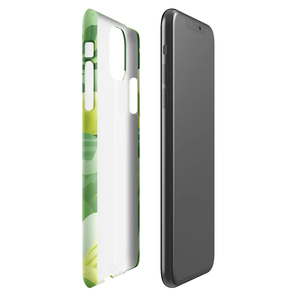 Tranquility in Green Waves | Phone Case |  11 Pro Max | Snap Case | Glossy