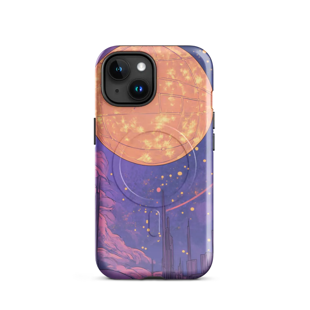 Celestial Cityscape: A Dance of Colors