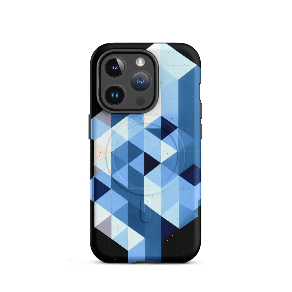 Blueprint of Depth | Phone Case |  14 Pro | MagSafe® Tough Case | Matte
