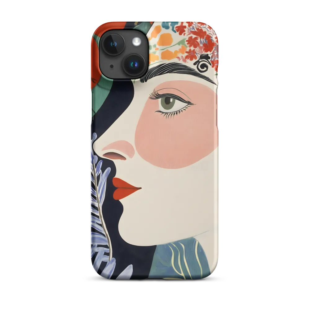 Floral Serenade: A Modern Portrait