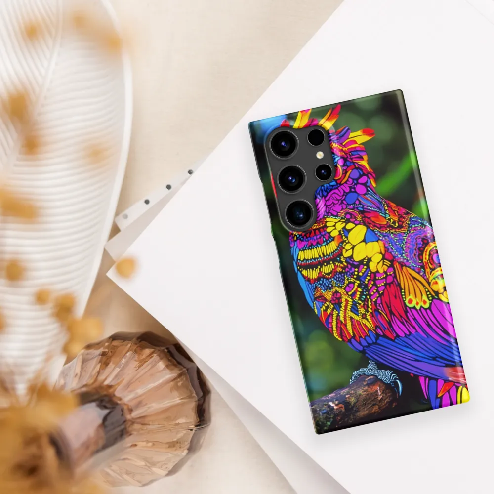 Vibrant Psychedelic Parrot