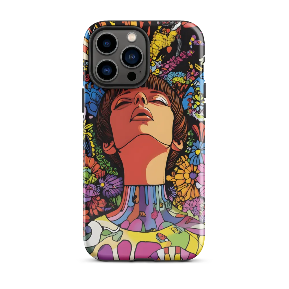 Vibrant Ecstasy: A Psychedelic Portrait