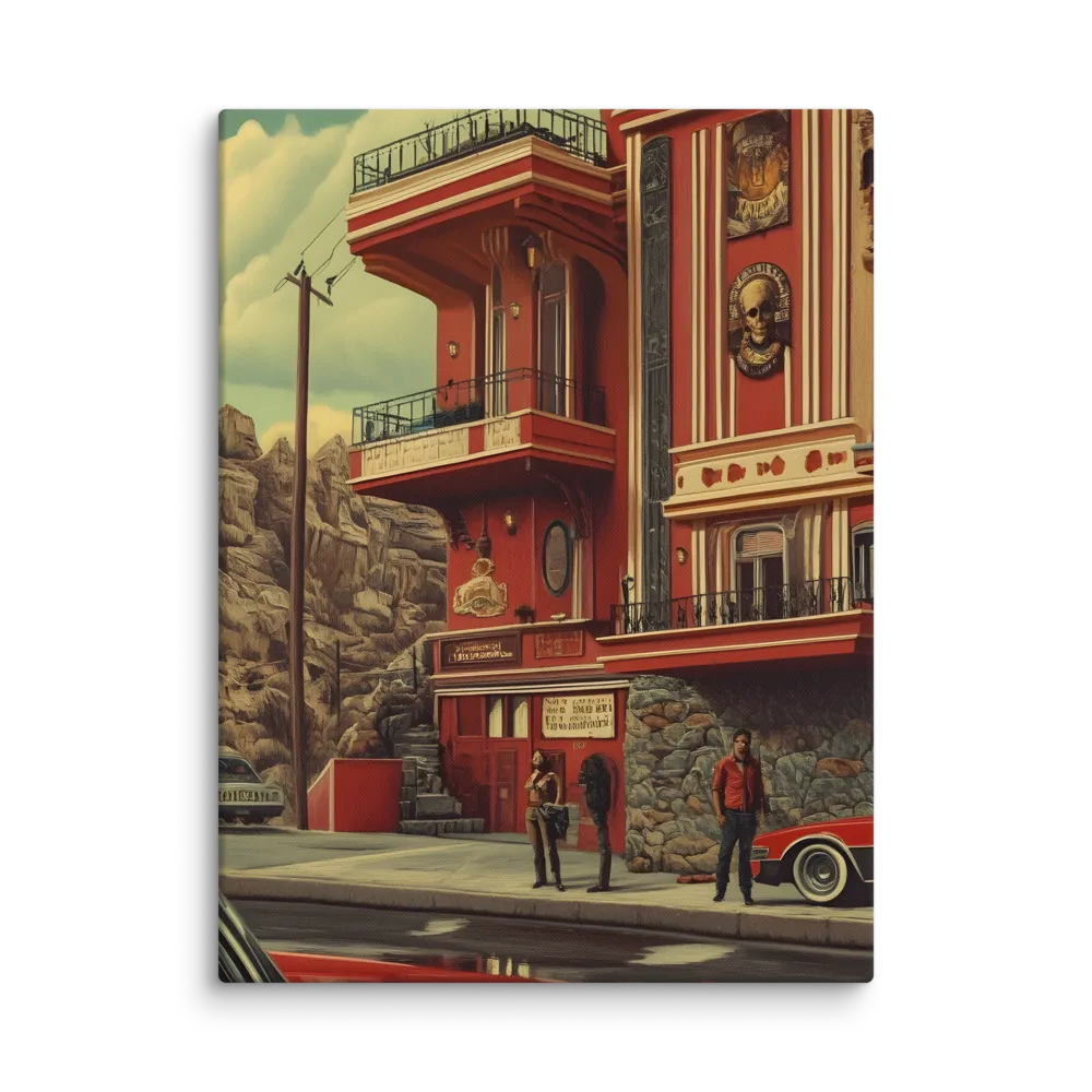 Retro Urban Dreamscape | Canvas | 18″×24″