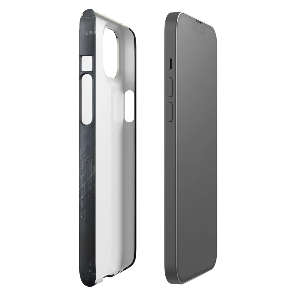 City Whispers: A Monochrome Reflection | Phone Case |  14 Plus | Snap Case | Matte