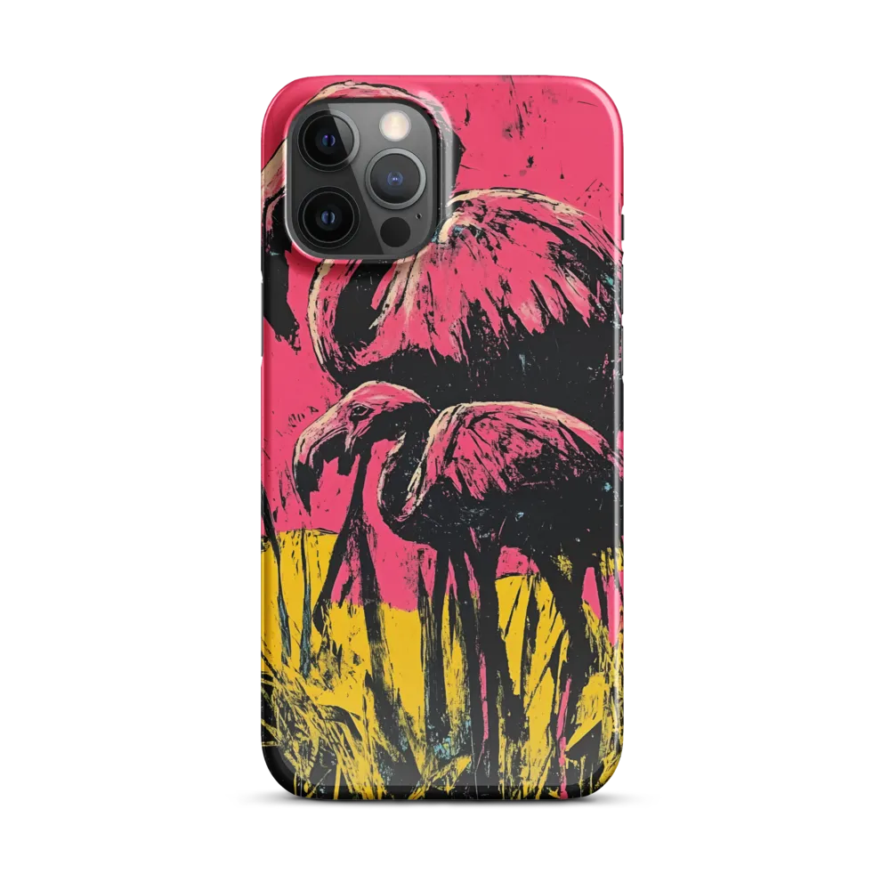 Flamingo Duet: A Pop Art Expression