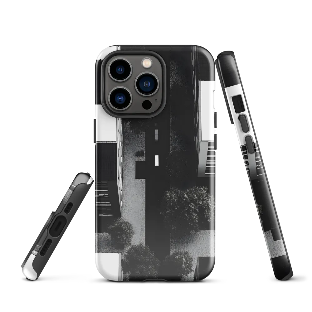 Urban Serenity from Above | Phone Case |  13 Pro | Tough Case | Glossy
